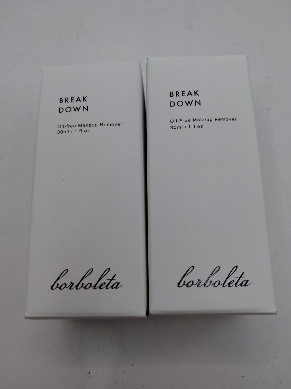 Lot Of 2 Borboleta Breakdown Oil-Free Makeup Remover 1 Oz